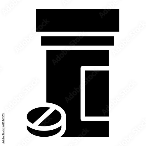pill bottle glyph 