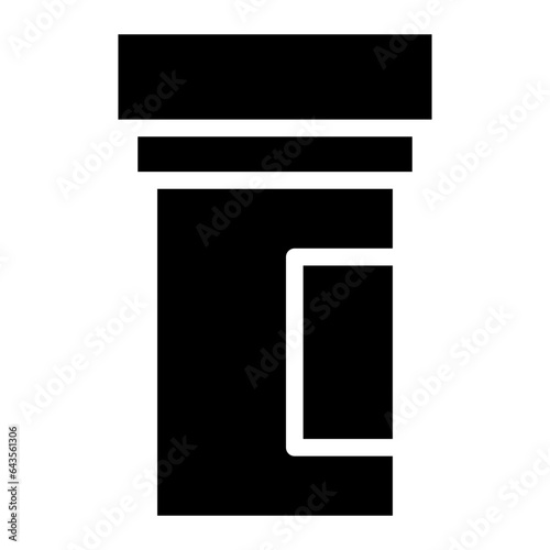 pill bottle glyph 
