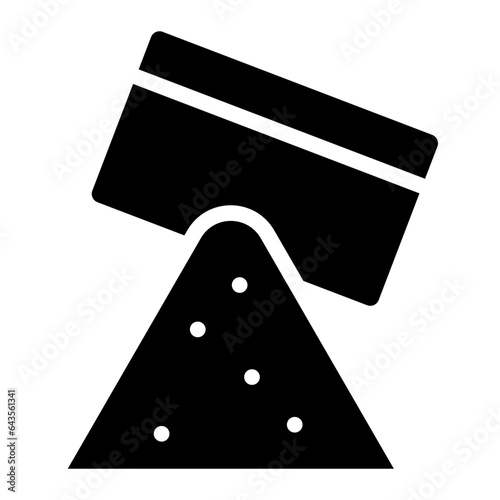 methamphetamine powder glyph 