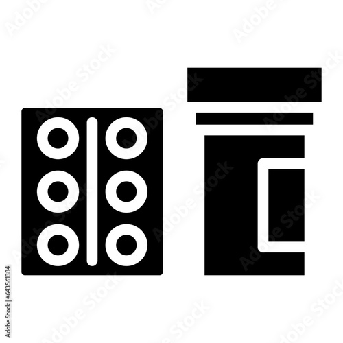 pill bottle glyph 