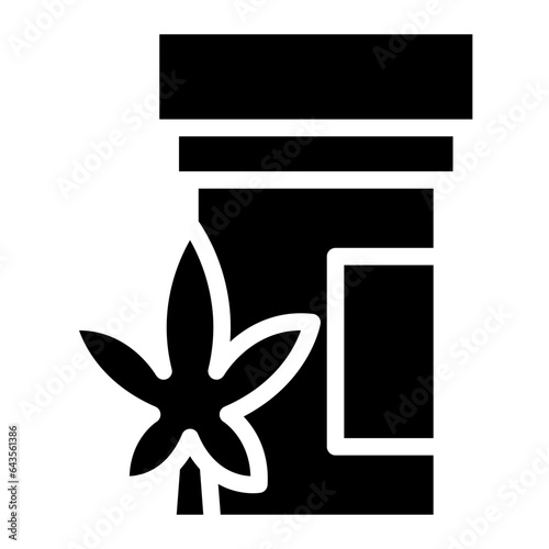 pill bottle glyph 