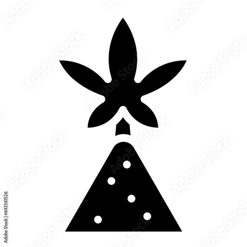 methamphetamine powder glyph 