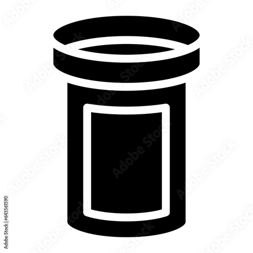 pill bottle glyph 