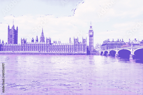 London Big Ben poster graphic