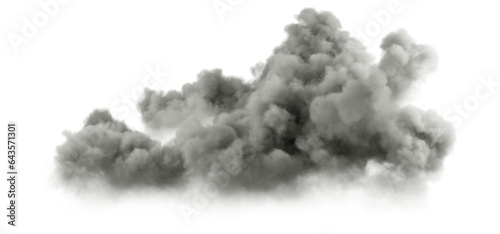 Realistic darkness clouds mystic explode shapes cutout transparent backgrounds 3d render png