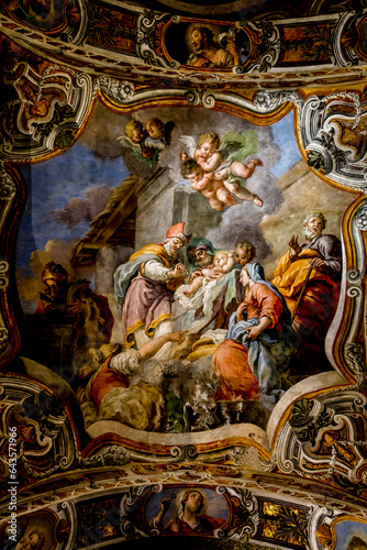 Santa Maria dell'Ammiraglio church, known as La Martorana, Palermo, Sicily, Italy.