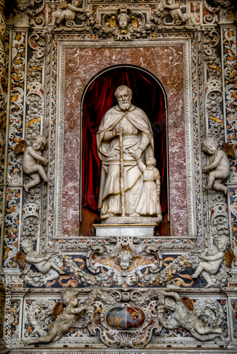 San Domenico church, Palermo, Sicily, Italy. Saint Joseph's chapel.
