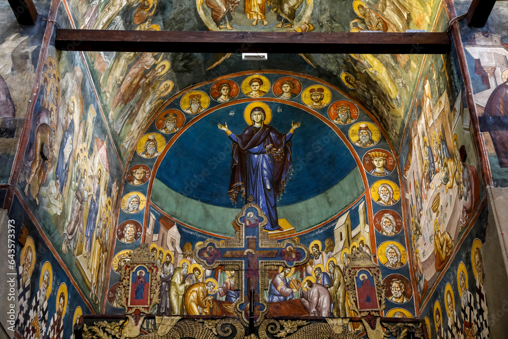 Mother of God Peribleptos church, Ohrid, Macedonia.