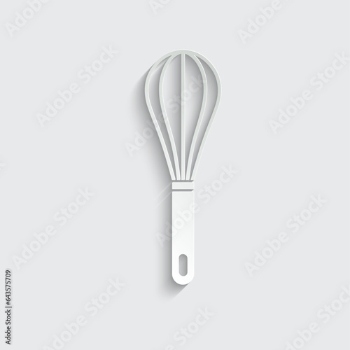 whisk icon vector cooking tool mixer