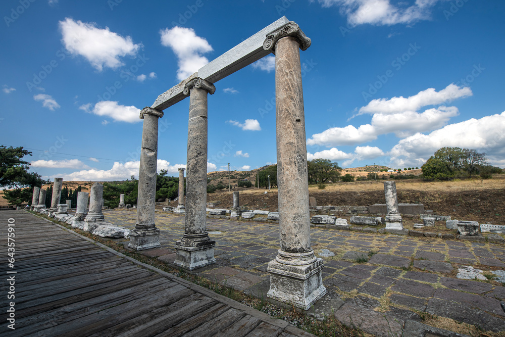 Fototapeta premium The Archaeological Site of Asklepion in Bergama Izmir