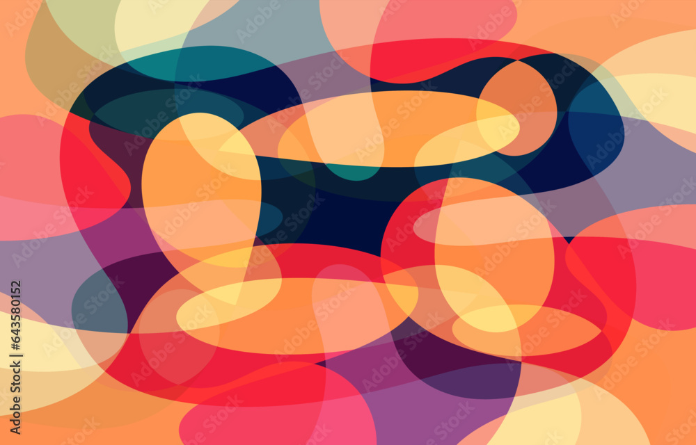 Colorful Abstract Groovy background design Colorful Abstract Groovy background design