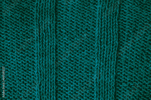 Handmade knitted background with macro woven threads.