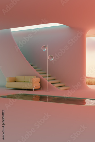 Surreal Architecture 3d (ID: 643587172)