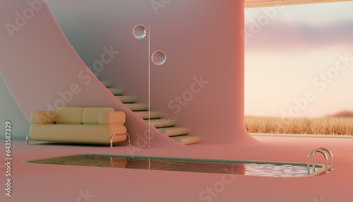 Surreal Architecture 3d (ID: 643587329)