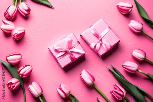 pink rose petals on white background