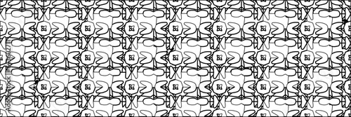 White background with striped shapes. Texture with figures from lines.Line shape design.Abstract background for web page, textures, card, poster, fabric, textile. Monochrome graphic repeating design.
