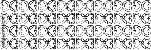 White background with striped shapes. Texture with figures from lines.Line shape design.Abstract background for web page, textures, card, poster, fabric, textile. Monochrome graphic repeating design.