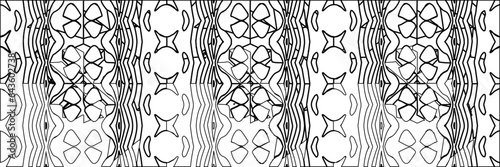White background with striped shapes. Texture with figures from lines.Line shape design.Abstract background for web page, textures, card, poster, fabric, textile. Monochrome graphic repeating design.