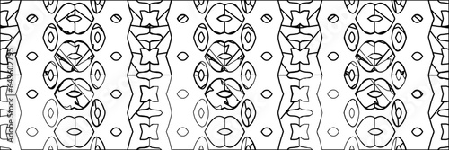 White background with striped shapes. Texture with figures from lines.Line shape design.Abstract background for web page, textures, card, poster, fabric, textile. Monochrome graphic repeating design.