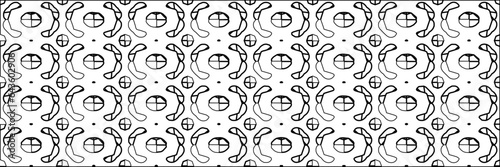 White background with striped shapes. Texture with figures from lines.Line shape design.Abstract background for web page, textures, card, poster, fabric, textile. Monochrome graphic repeating design.