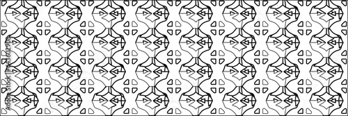 White background with striped shapes. Texture with figures from lines.Line shape design.Abstract background for web page, textures, card, poster, fabric, textile. Monochrome graphic repeating design.