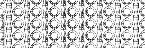 White background with striped shapes. Texture with figures from lines.Line shape design.Abstract background for web page, textures, card, poster, fabric, textile. Monochrome graphic repeating design.