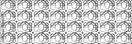 White background with striped shapes. Texture with figures from lines.Line shape design.Abstract background for web page, textures, card, poster, fabric, textile. Monochrome graphic repeating design.