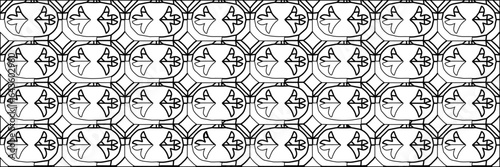 White background with striped shapes. Texture with figures from lines.Line shape design.Abstract background for web page, textures, card, poster, fabric, textile. Monochrome graphic repeating design.