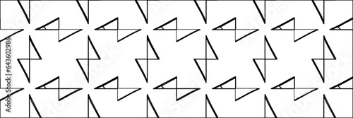 White background with striped shapes. Texture with figures from lines.Line shape design.Abstract background for web page, textures, card, poster, fabric, textile. Monochrome graphic repeating design.