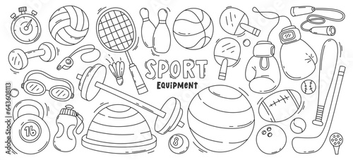 Linear sport equipment, team game tool, fitness activity instrument, training accessories set