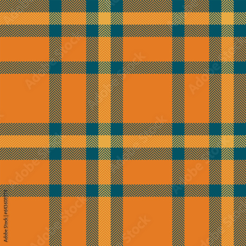 Fototapeta Vector plaid pattern of seamless fabric textile with a texture check background tartan