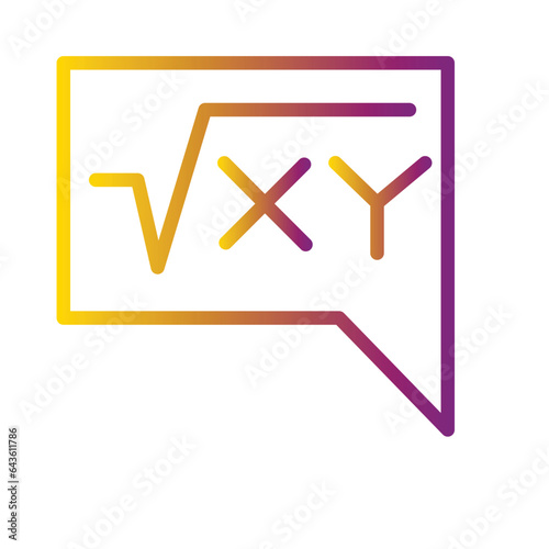 Formula Learning Math Icon
