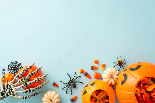 Принти на полотні Festive trick or treat tradition for kids