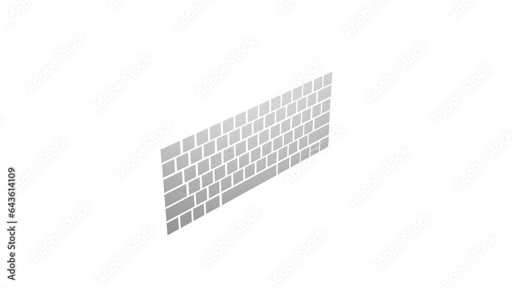 3d render of a keyboard 3d render of a keyboard