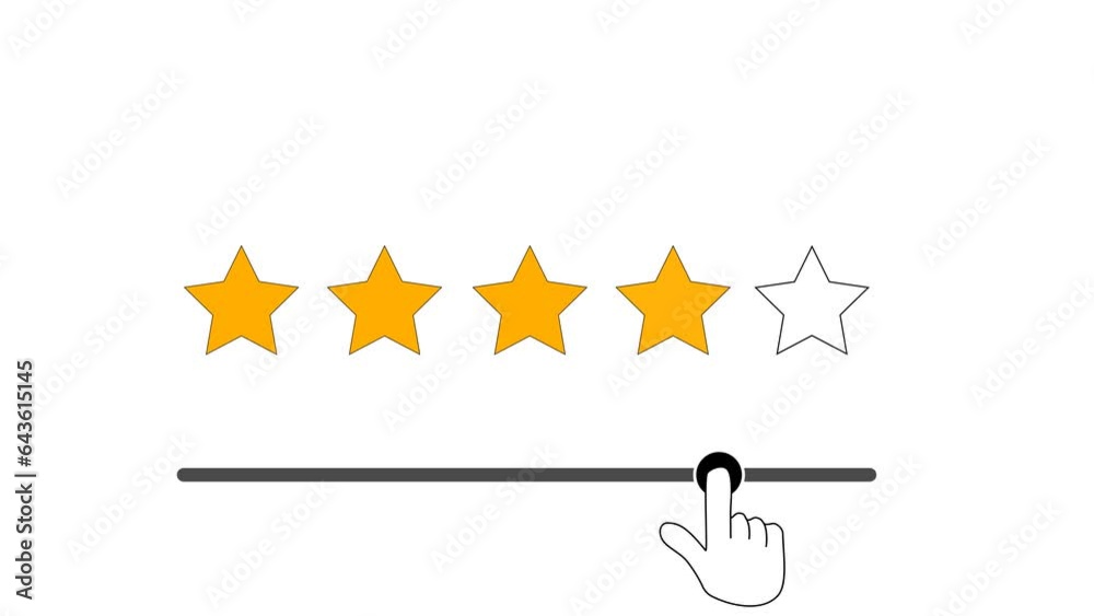 rating stars. raising the rating. ranking down. 4k video illustration. rating stars. raising the rating. ranking down. 4k video illustration.