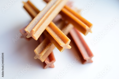 Dental sticks for cleaning dog's teeth