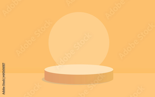 podium. autumn catwalk, leaf fall, autumn, template, stylish, advertising, product, product advertising, .Background or banner template for the design of autumn banners