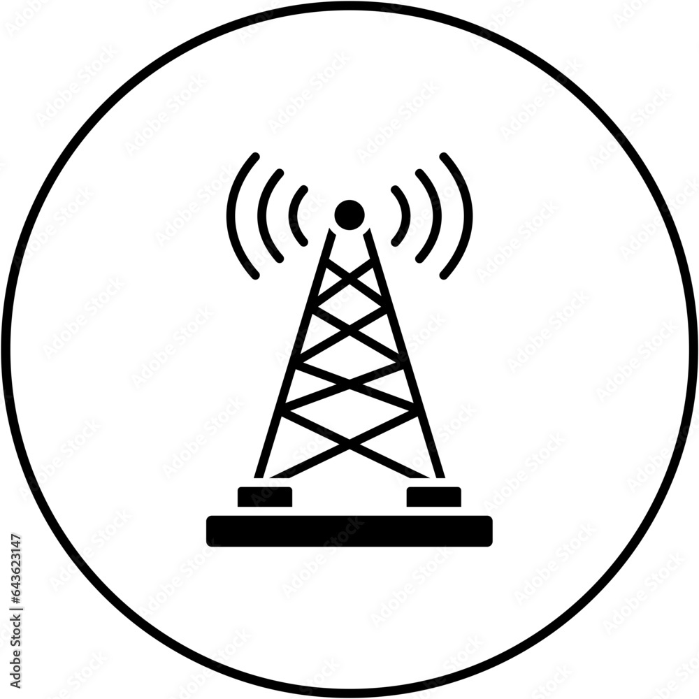 Signal Tower Icon Signal Tower Icon