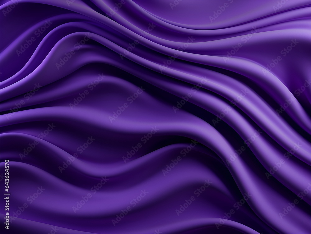 Obraz premium waving purple cloth beautiful elegant silk generative ai