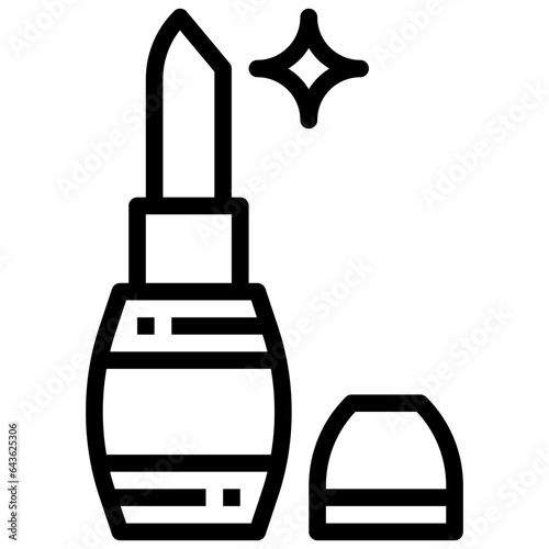 LIPSTICK line icon,linear,outline,graphic,illustration