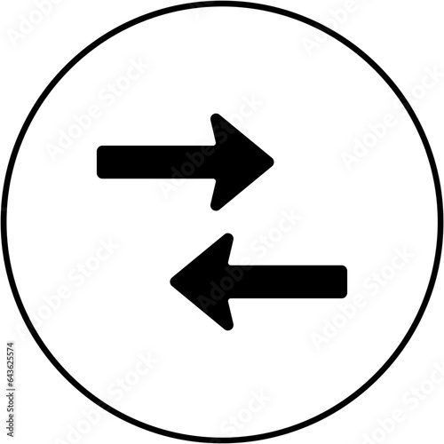 Opposite Arrows Icon
