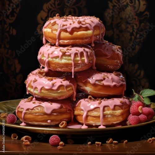 Beautiful juicy donuts