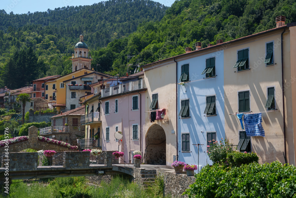Pignone, old town in Liguria