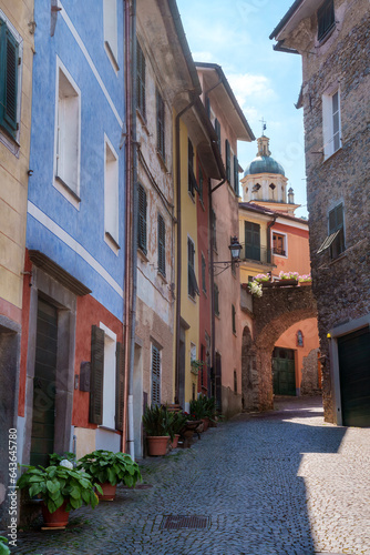Fototapeta Naklejka Na Ścianę i Meble -  Pignone, old town in Liguria