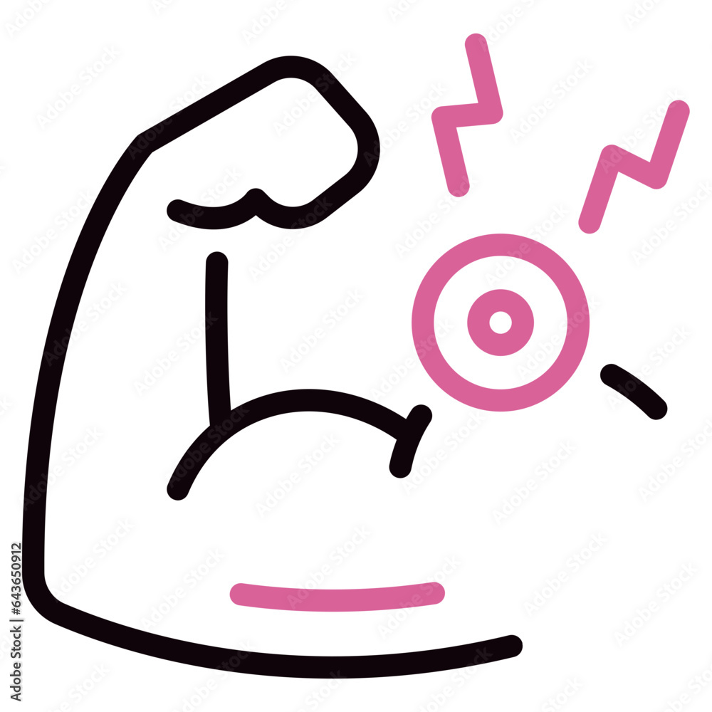 Muscle Recovery Icon illustration Muscle Recovery Icon illustration