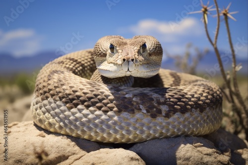 Western Diamondback Rattlesnake: Venomous Reptile of the Desert photo