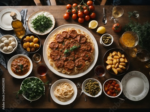 Italian Food Table