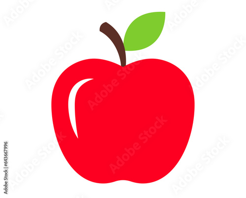 Apple icon set. Color drawing sign  symbol. Apple symbol. Apple icon illustration.