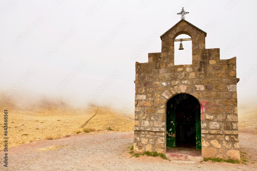 chapel in the mountains