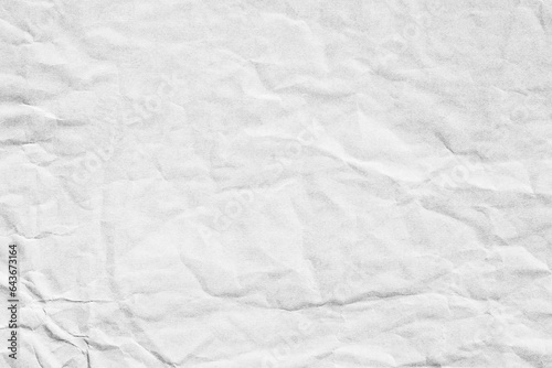 white crumpled paper with macro texture